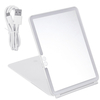Cadre Miroir Maquillage Clair Blanc LED Base Détachable Lumière Réglable Lumière du Jour