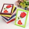 Cadre photo en plastique de 5 pouces,  cadre photo cadeau artisanal,  cadre photo simple rectangulaire