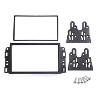 Cadre stéréo de garniture de panneau de voile de tableau de bord de radio de voiture de double Din pour Chevrolet