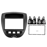 Cadre stéréo de plaque de panneau de fascia dautoradio de voiture de 2 din pour Toyota Aygo / Citroen C1 / Peugeot
