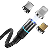 Cafele 3A TypeC Micro USB LED Indicateur Câble de données de charge rapide pour Huawei P30 Pro Mate 30 9 Pro 7A 6Pro OUK