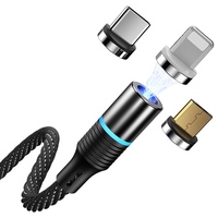 Cafele 3A TypeC Micro USB LED Indicateur Câble de données de charge rapide pour Huawei P30 Pro Mate 30 9 Pro 7A 6Pro OUK