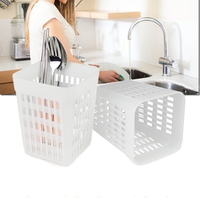 Cage de stockage de fourchette de plateau de baguettes de panier de lave-vaisselle de stockage creux