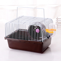 Cage Hamster Pour Animaux Avec Bouteille Deau Roue Deau Rouleau Souris Maison Souris Habitat Décorations