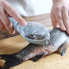 Écailles de poisson retirant loutil avec couvercle de balance de cuisine Grattoir Outil manuel déchelle de po