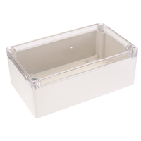 Caisse électronique 200 * 120 * 75mm de projet de couverture de boîte électronique transparente en plastique de projet