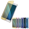 Caisse intelligente de sommeil de miroir acrylique de placage pour Samsung Galaxy J3 / J5 / J7 EU Version 2017