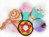Cake Squishy Grand dessert 10CM Donuts Glace 16CM Pizza Jumbo Collection De Pain