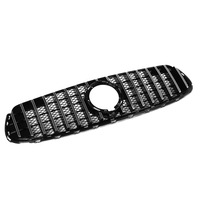 Calandre supérieure avant de style GTR en argent chromé pour Mercedes GLC Classe W253 GLC300 GLC350 GLC43 2020