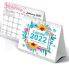 Calendrier 2022 Fleurs simples Calendrier mensuel Agenda Planificateur Calendrier Organisateur Papeterie de bureau Fourn
