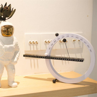 Calendrier créatif perpétuel magnétique en plastique manuel calendrier arrangement bureau semaine / jour / mois calendri