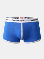 Caleçon boxeur en coton U convexe Soft avec ceinture pour homme