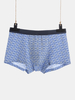 Caleçons boxeurs imprimés en coton pour hommes Sous-vêtements antibactériens confortables de doublure de poche