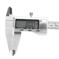 Calibre numérique 0-200mm 0.01mm en acier inoxydable Vernier électronique métrique / outil de mesure en pouces