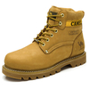 CAMEL CROWN Hommes Comfy Cowhide Casaul Bottes de travail antidérapantes