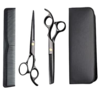 Camfosy 4 pièces ensemble de coiffure ciseaux de coiffure professionnels ciseaux damincissement des cheveux outils