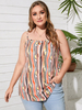 Camisole sans manches à découpes spaghetti de grande taille