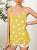 Camisole sans manches à encolure en V Calico
