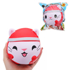 Caméléon Noël Chat Poupée Squishy 12x10x10cm Slow Rising Avec Emballage Collection Cadeau Soft Jouet