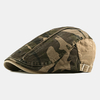 Camo Beret Hat Fashion Washed Cap Universal Forward Cap Beret Caps