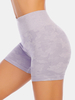 Camouflage Femmes Séchage Rapide Sans Soudure Taille Haute Élastique Biker Shorts
