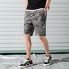 Camouflage hommes shorts lâche élastique hiphop sports shorts de plage en cours dexécution