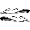 Camping-car rayures Camper Van Horsebox Caravan RV Stickers Sticker Graphic