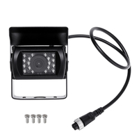 Caméra darrêt arrière de voiture de vision nocturne de la voiture IR dautobus de Pin 4V Waterpoof 12V-24V