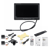 Caméra de recul imperméable sans fil de vision nocturne de voiture DVR 2.4GHZ de 7 pouces