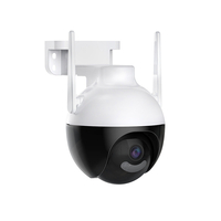 Caméra de sécurité WiFi extérieure 5MP Caméra de surveillance PTZ sans fil Audio bidirectionnel Vision nocturne Détectio