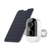 Caméra de surveillance solaire F1 3MP basse puissance Batterie Kit de caméra avec kit de surveillance sans fil pour pann
