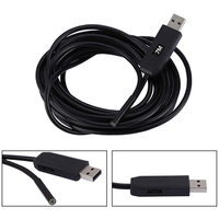 Caméra dinspection de tuyau 7M HD Vidéo dendoscope de drain dégout USB IP67 imperméable