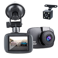 Caméra double objectif 4 `` 170 ° HD 1080P voiture DVR véhicule vidéo Vision nocturne G-Sensor