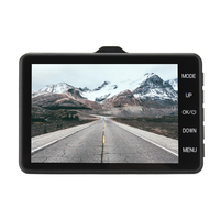 Caméra DVR à double objectif pour voiture,  3, 5 pouces