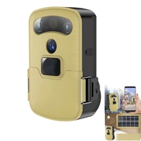 Caméra Solaire Extérieure Trail HD WIFI PIR Infrarouge Nuit Vision Vidéo Continue Activé par le Mouvement Piège de Chass