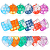 CAMTOA 12/18 pièces Mini bulle Fidget jouets sensoriels ensemble pendentif changement progressif Colorful anti-anxiété j