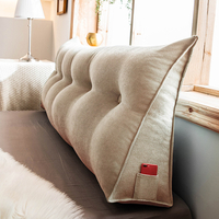 Canapé-lit grand coussin triangulaire rempli de coussin de lit dossier de positionnement de soutien oreiller oreiller de