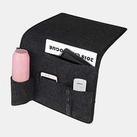 Canapé multi-poches chevet feutre télécommande numérique livre téléphones suspendus sac de rangement