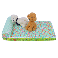 Canapé Forme Grand Lit Pour Chien Multicolore Soft Étable Animaux Coucher Lit Chenil Maison Chenils