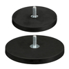 Caoutchouc de caoutchouc de pot de 66 / 88mm N42 enrobé daimant de néodyme