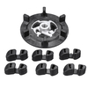 Caoutchouc de moyeu dembrayage de compresseur de CA automatique pour 5SE09C 5SL12C 5SEU12C 6SEU14C 6SEU17C 7SEU17C