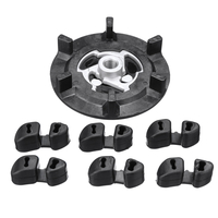 Caoutchouc de moyeu dembrayage de compresseur de CA automatique pour 5SE09C 5SL12C 5SEU12C 6SEU14C 6SEU17C 7SEU17C