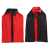 Cape dHalloween Cape rouge et noire à capuche double face pour enfants