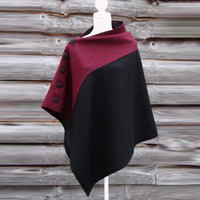 Capes et drapés de luxe sur mesure en tweed pour femmes