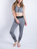 Casual femmes taille haute patchwork Yoga leggings de course