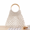 CasualTissusNetBeachBagSac à main solide pour les femmes