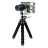 Caturda C2702 Étui de protection transparent + Support de support Module de caméra IMX477R pour Raspberry Pi
