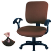 CAVEEN Housses de chaise de bureau 2 pièces Housse de chaise de bureau dordinateur extensible Housses de siège de c