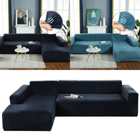 CAVEEN 2 pièces 3 places L forme tissu extensible housse de canapé élastique sectionnel coin canapé housses