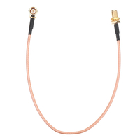 Câble 25CM SMA SMA mâle Angle droit à SMA femelle RF câble coaxial queue de cochon fil RG316 adaptateur de connecteur